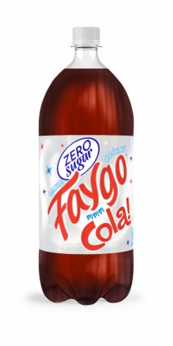 Faygo Zero Sugar Cola, 2 Liter Bottle Perspective: front