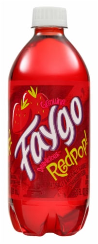 Faygo Red Pop Soda Perspective: front