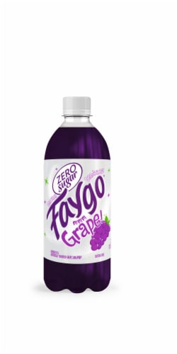 Faygo Diet Grape Soda Perspective: front