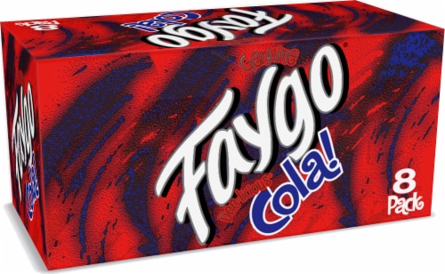 Faygo® Cola Soda Cans Perspective: front