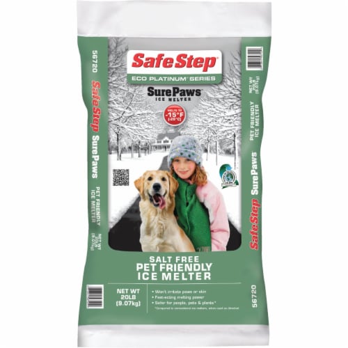 Safe Step Sure Paws 20 Lb. Ice Melt Pellets 752907 Perspective: front