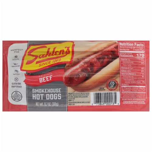 Sahlen's Original Beef Smokehouse Hot Dogs