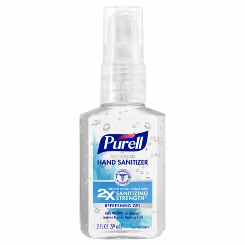 Purell Advanced Refreshing Gel Hand Sanitizer Perspective: front