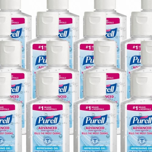 Purell Hand Sanitizer,Bottle,Gel,PK24  9605-24 Perspective: front
