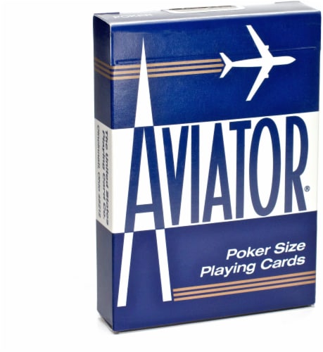 Bicycle® Aviator Poker Size Playing Cards - Assorted Perspective: front