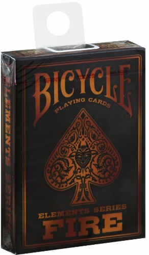 Bicycle® Elements Series Fire Poker Cards Perspective: front