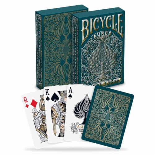 Bicycle® Aureo Card Deck Perspective: front
