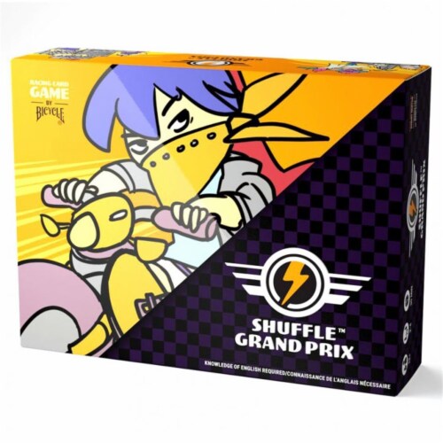 Bicycle JKR1042793 Shuffle Grand Prix Board Game Perspective: front