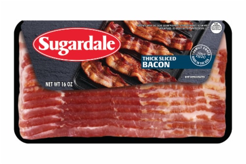 Sugardale Thick Sliced Bacon Perspective: front