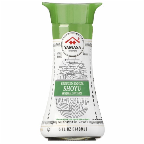 Yamasa Reduced Sodium Shoyu Soy Sauce Perspective: front