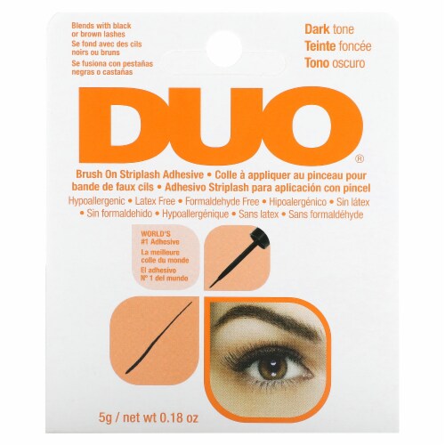 Duo® Dark Brush On Striplash Adhesive Perspective: front