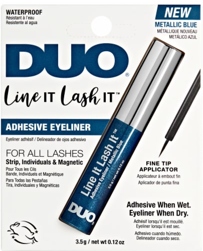 Duo® Live It Lash It Waterproof Adhesive Eyeliner - Metallic Blue Perspective: front