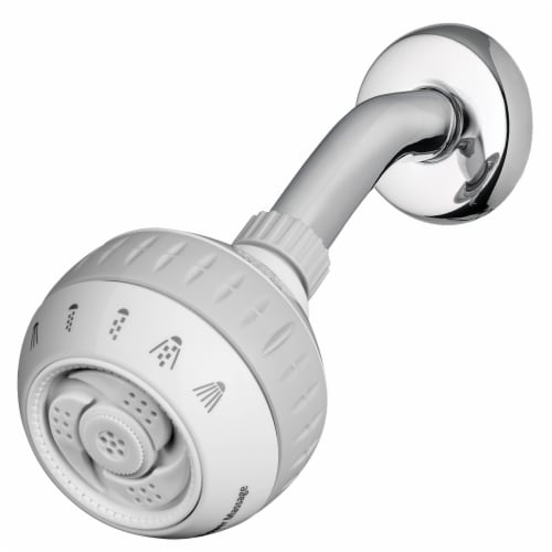 Waterpik® Original Fixed Mount Massage Shower Head Perspective: front