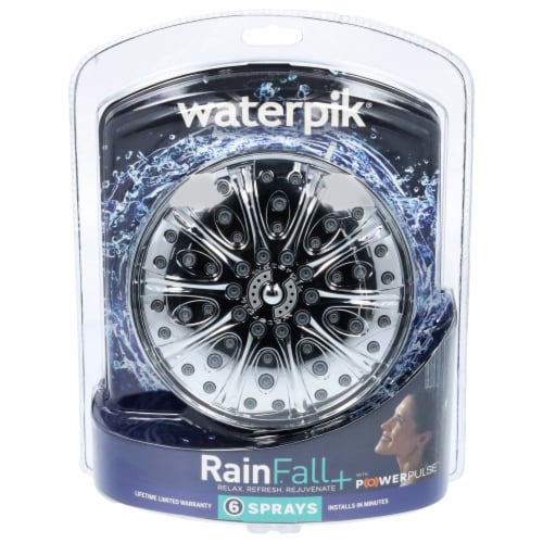 Waterpik® Drencher PowerPulse™ Massage Showerhead Perspective: front