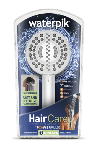 Waterpik® Hair Care Plus Shower Head Perspective: front