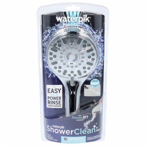 Waterpik® Shower Clean Pro Hand Held Shower Head Perspective: front