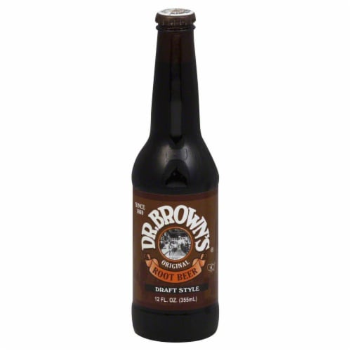 Dr. Brown's Root Beer Perspective: front