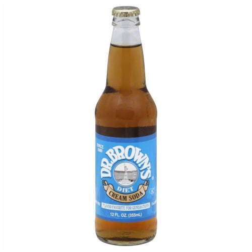 Dr. Brown's Diet Cream Soda Perspective: front