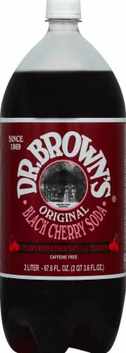 Dr. Brown’s Black Cherry Soda Perspective: front