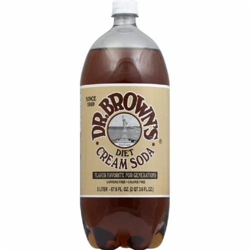 Dr. Brown's® Diet Cream Soda Perspective: front