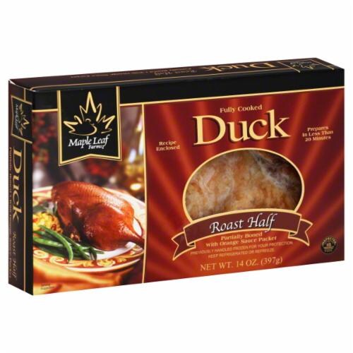 Maple Leaf Fresh Duck Perspective: front