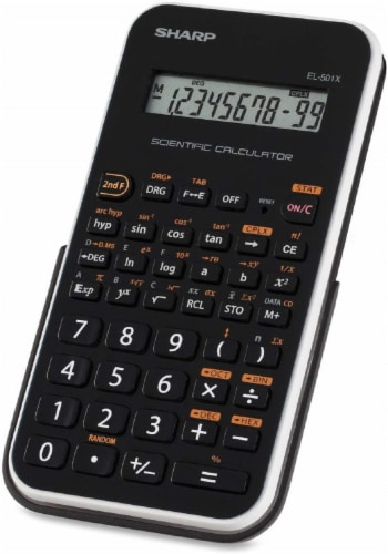Sharp Scientific Calculator EL501X2BWH Perspective: front