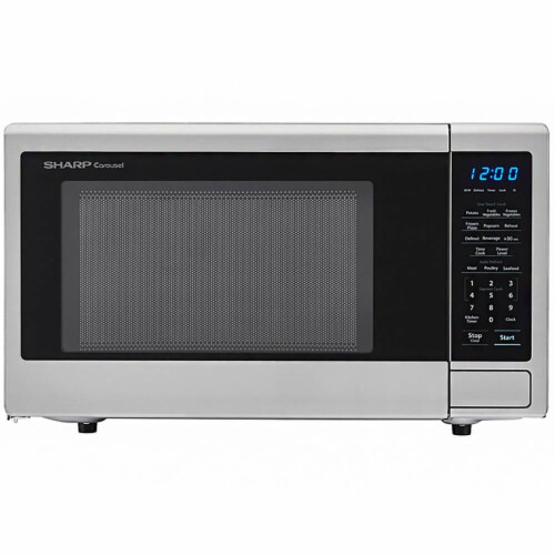 Sharp SMC1132CS 1.1 Cu. Ft. Stainless Steel Countertop Microwave, 1