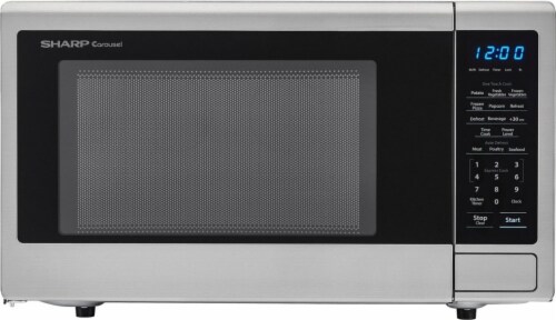 Fred Meyer Sharp Carousel Stainless Steel Countertop Microwave