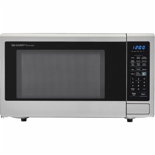Sharp Carousel 1000 Watt Countertop Microwave Oven Perspective: front