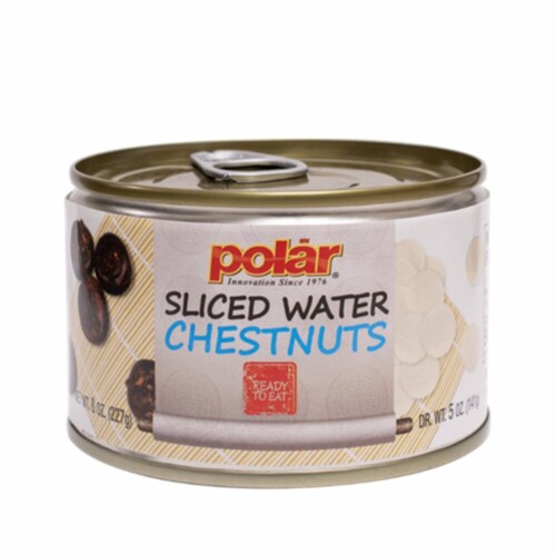 Polar® Sliced Water Chestnuts Perspective: front