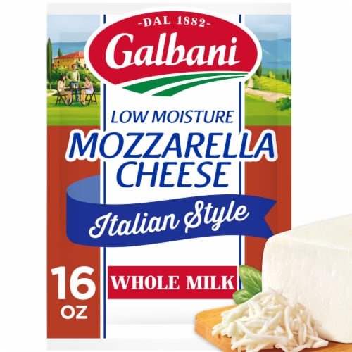 Galbani Whole Milk Mozzarella Cheese Ball Perspective: front