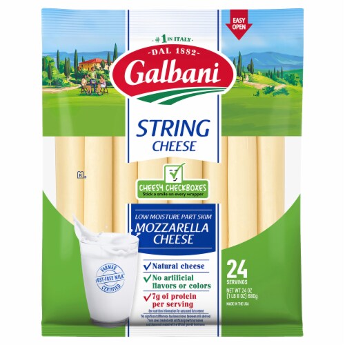 Galbani Mozzarella String Cheese Perspective: front