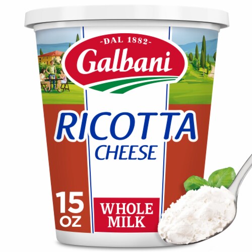 Galbani Whole Milk Ricotta Cheese Perspective: front