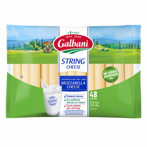 Galbani 48oz Part Skim String Cheese Perspective: front