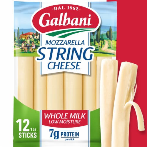 Galbani Mozzarella String Cheese Perspective: front