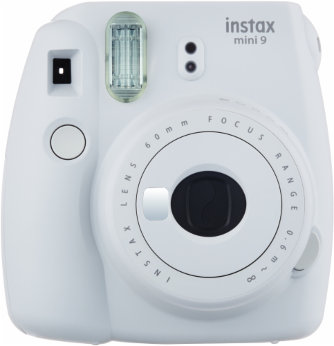 FujiFilm Instax Mini 9 Instant Camera - Smoky White Perspective: front