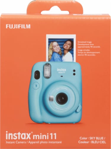 Fujifilm Instax Mini 11 Blue Camera Perspective: front