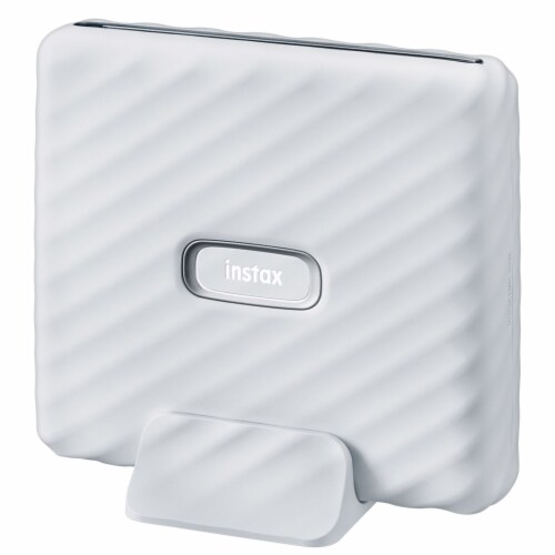 FUJIFILM INSTAX Link Wide Smartphone Printer (Ash White) Perspective: front