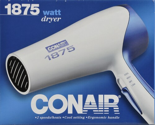 Conair 1875 Watt Blue Hair Dryer - wide 1