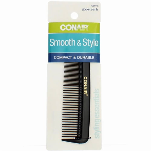 Conair® Single Styleless Pocket Comb Perspective: front