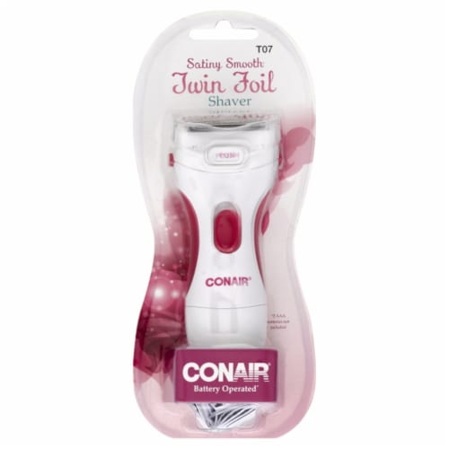 Conair® Satiny Smooth Twin Foil Shaver Perspective: front