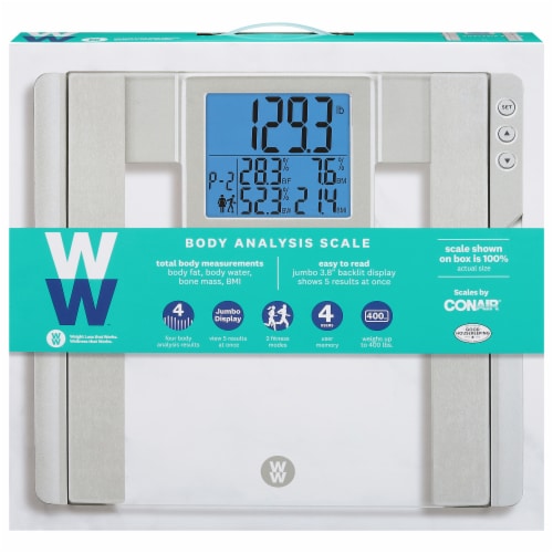 Weight Watchers™ Glass Body Analysis Scale, 1 ct - Fred Meyer