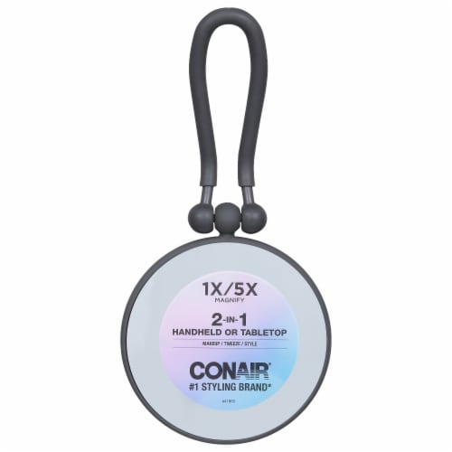 Conair® 2-In-1 Handheld or Tabletop Magnifying Mirror Perspective: front