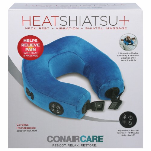 Portable Neck Massager  Get Shiatsu Cordless Neck Massager with