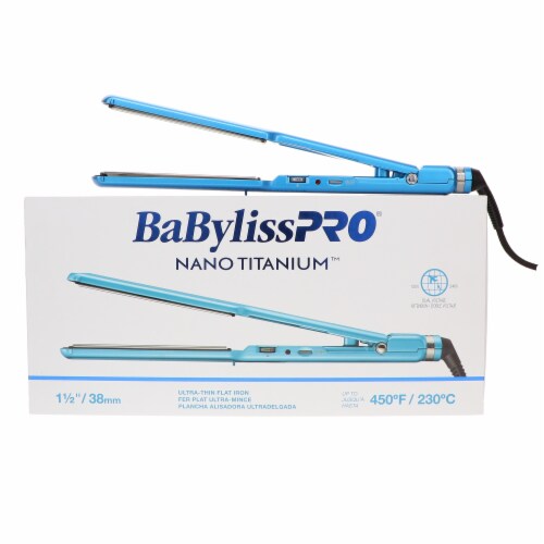 BaBylissPRO Nano Titanium Ultra Thin Straightening Iron 1 1 2 Inch 1 ea Dillons Food Stores