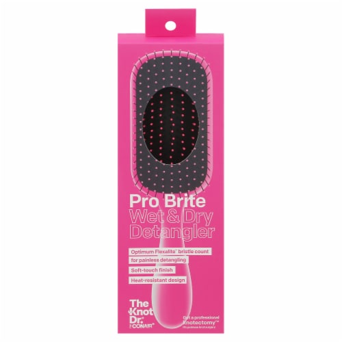 Conair® The Knot Dr.® Pro Bright Wet & Dry Detangler Perspective: front
