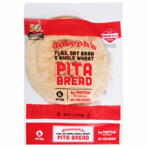 Joseph's™ Flax Oat Whole Wheat Pita Bread Perspective: front