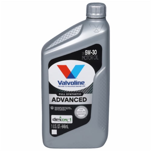 Valvoline Full Synthetic Advanced 5W-30 Motor Oil Perspective: front