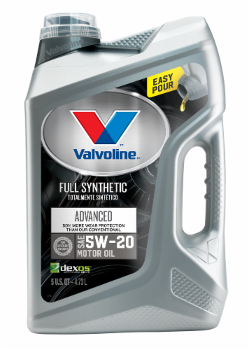 Valvoline Full Synthetic 5W-20 Motor Oil Perspective: front
