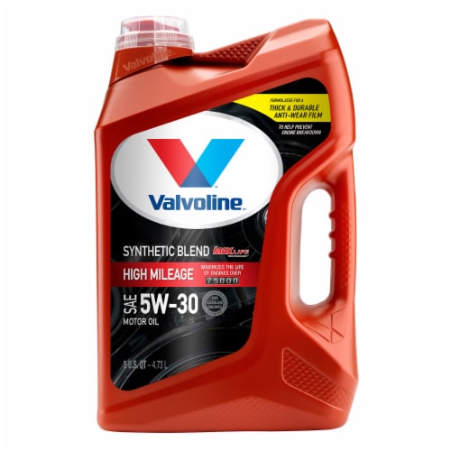 Valvoline MAXLife SAE 5W-30 Synthetic Blend Motor Oil Perspective: front
